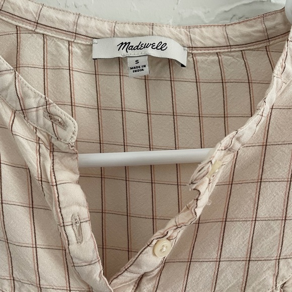 Madewell plaid top - Picture 4 of 6
